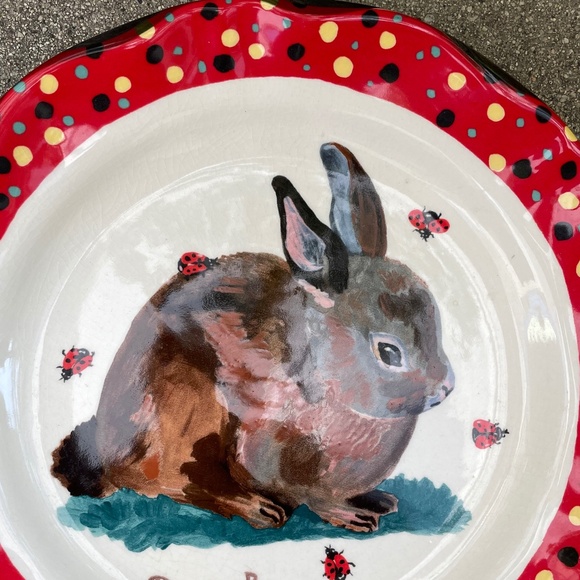 Anthropologie Vibrant Animal Ceramic Plates - Set of 2 - Picture 6 of 12